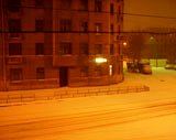 [Ночь первого снега.. Цифровая фотокамера Casio QV-3000]