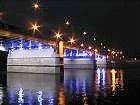 [Московские мосты... ночь над Москвой-рекой. Цифровая фотокамера Canon PowerShot A70]