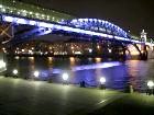 [Москва. Ночные мосты. Цифровая фотокамера Nikon CoolPix 880]